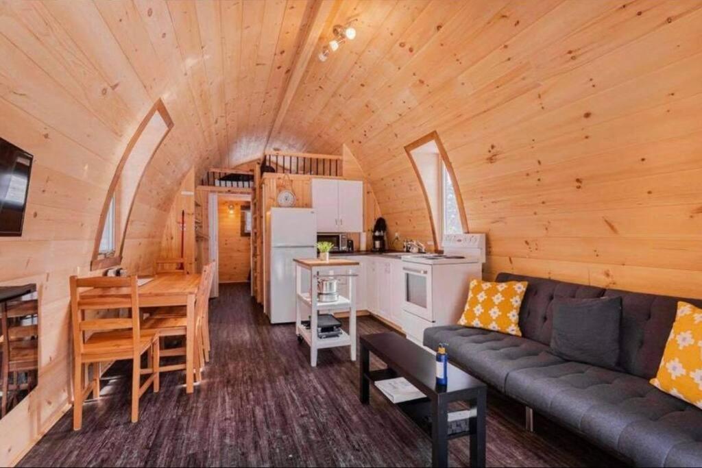 Chalet Alice A Louer Avec Spa Mauricie Saint-Alexis-des-Monts Exteriér fotografie